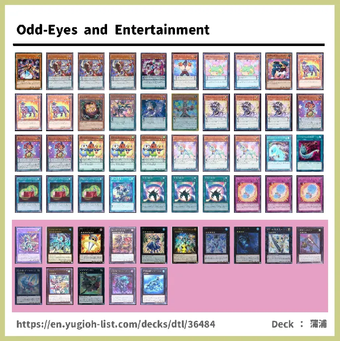 Performapal, Performage Deck List Image