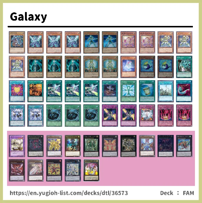 Galaxy, Galaxy-Eyes Deck List Image