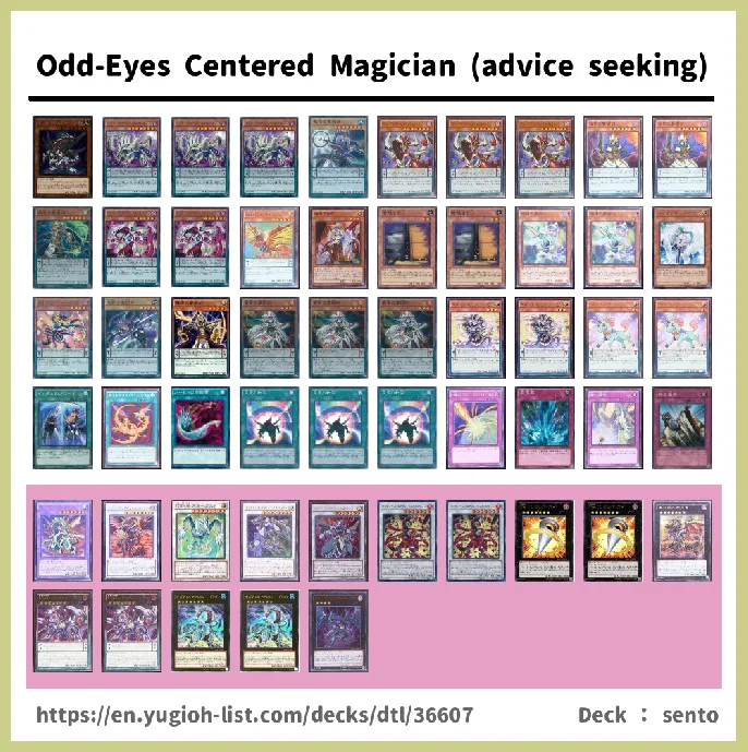 Odd-Eyes Deck List Image