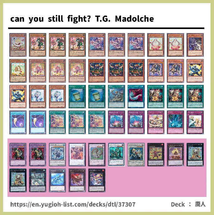 Madolche Deck List Image