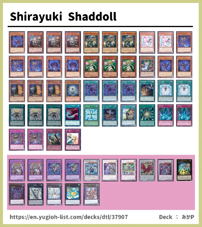 Shaddoll Deck List Image