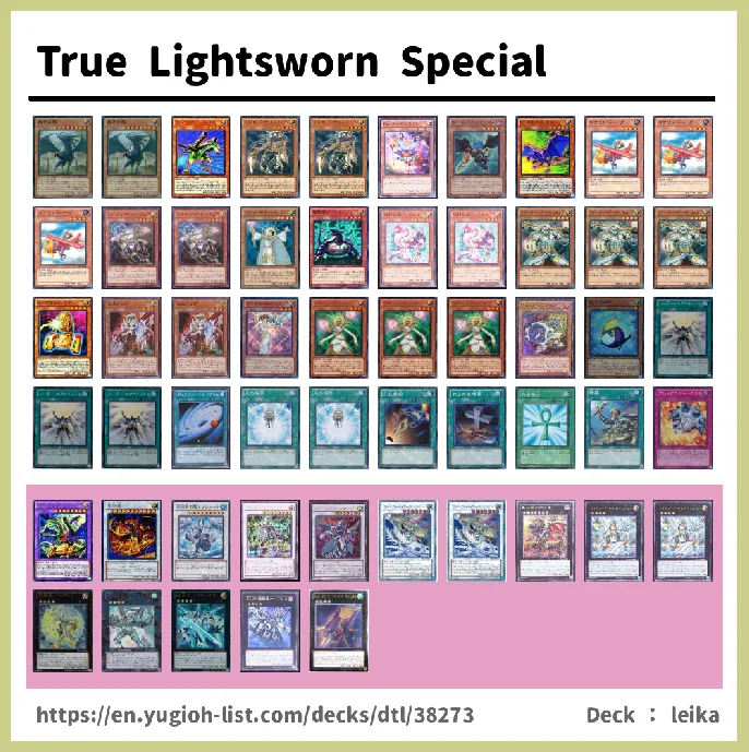 Lightsworn Deck List Image