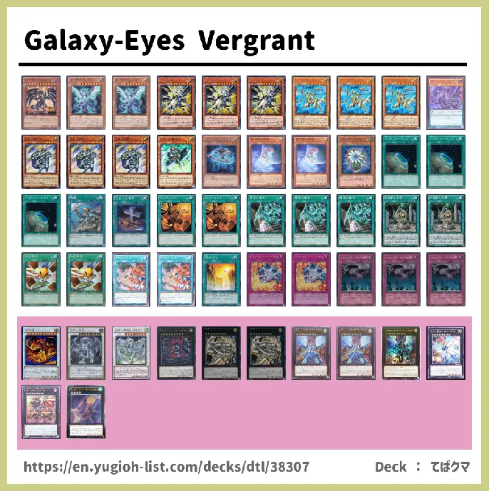 Galaxy, Galaxy-Eyes Deck List Image