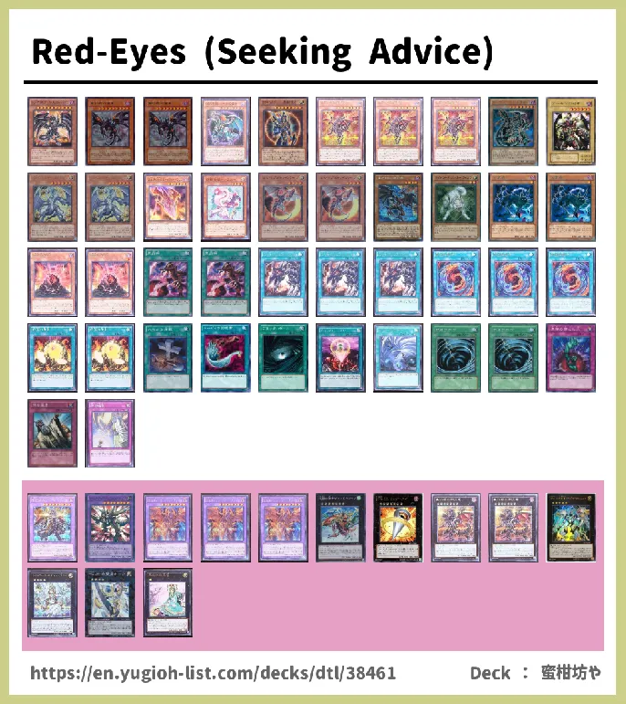 Red-Eyes Deck List Image