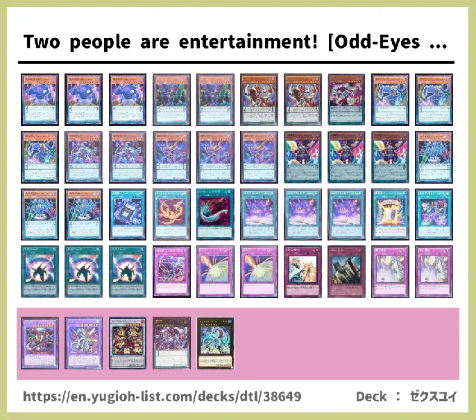 Abyss Actor, Abyss Script Deck List Image