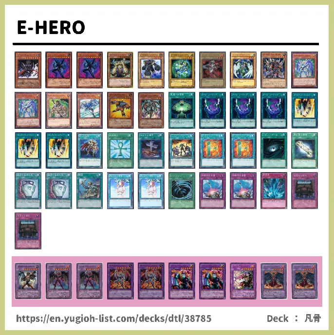 Evil HERO Deck List Image