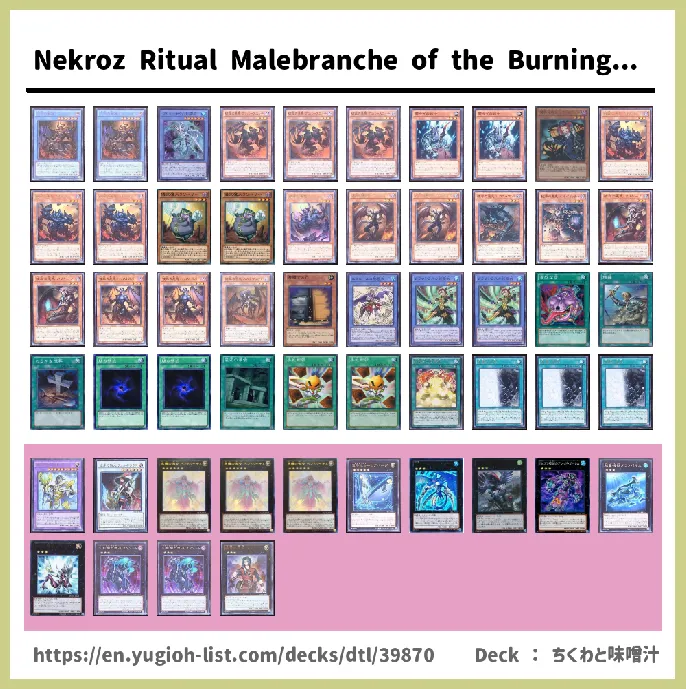 Malebranche of the Burning Abyss Deck List Image