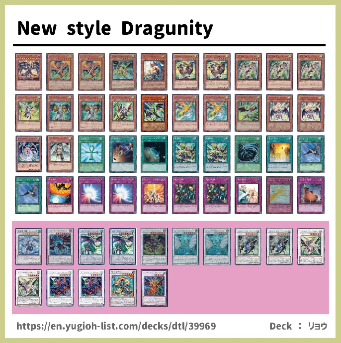 Dragunity Deck List Image