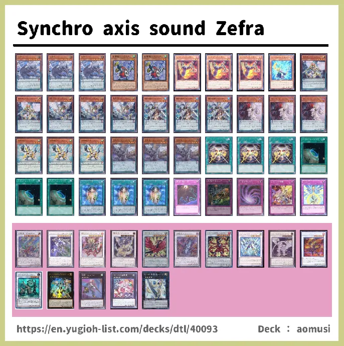 Zefra Deck List Image