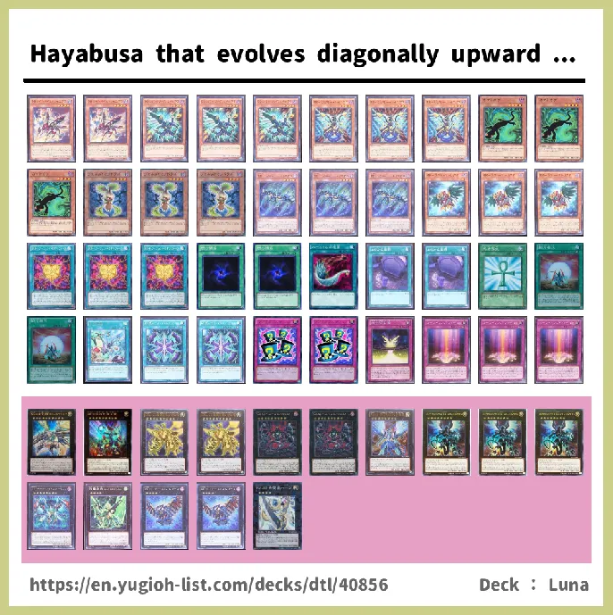 Raidraptor Deck List Image