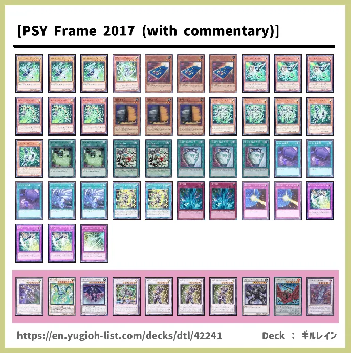 PSY-Frame Deck List Image