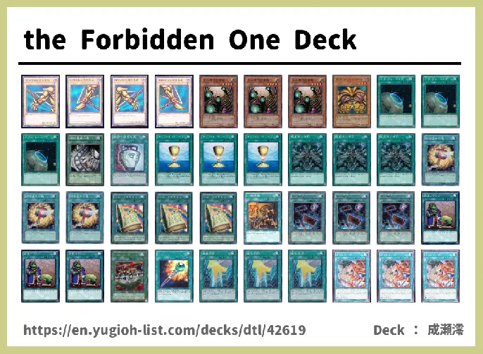 the Forbidden One Deck List Image