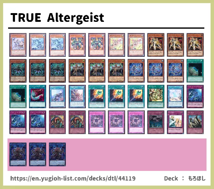 Altergeist Deck List Image