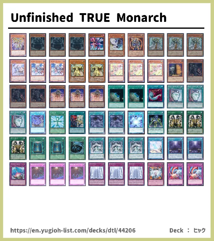  Deck List Image