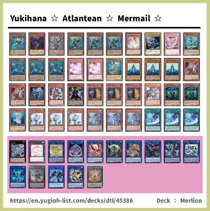 Atlantean Deck List Image