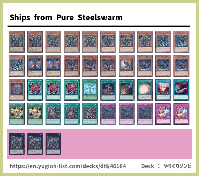 Steelswarm Deck List Image