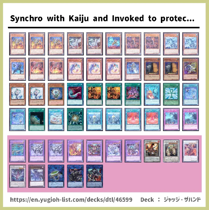 Kaiju Deck List Image