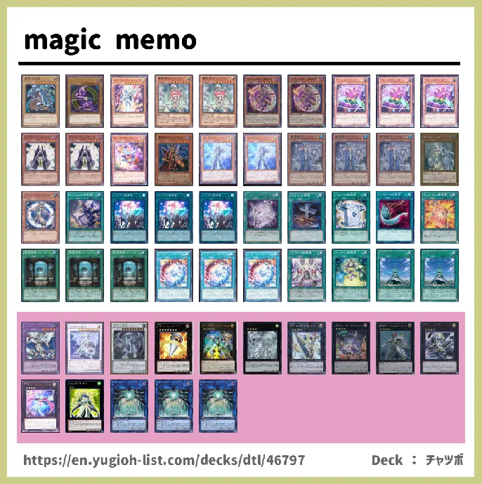 Spellbook Deck List Image