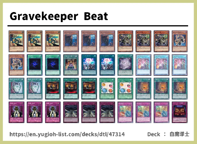 Gravekeeper Deck List Image