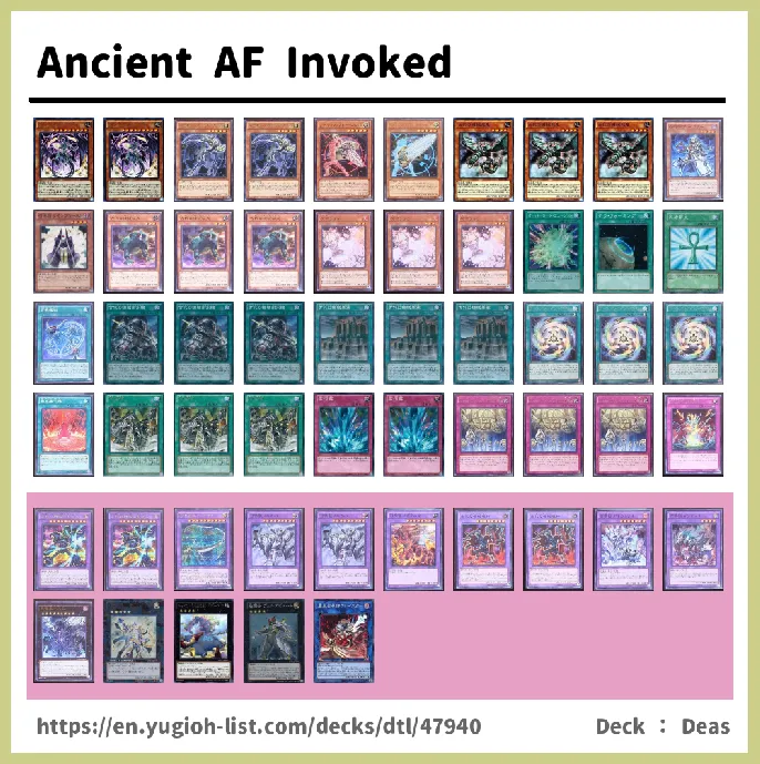 Ancient Gear Deck List Image