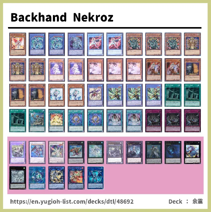 Nekroz Deck List Image