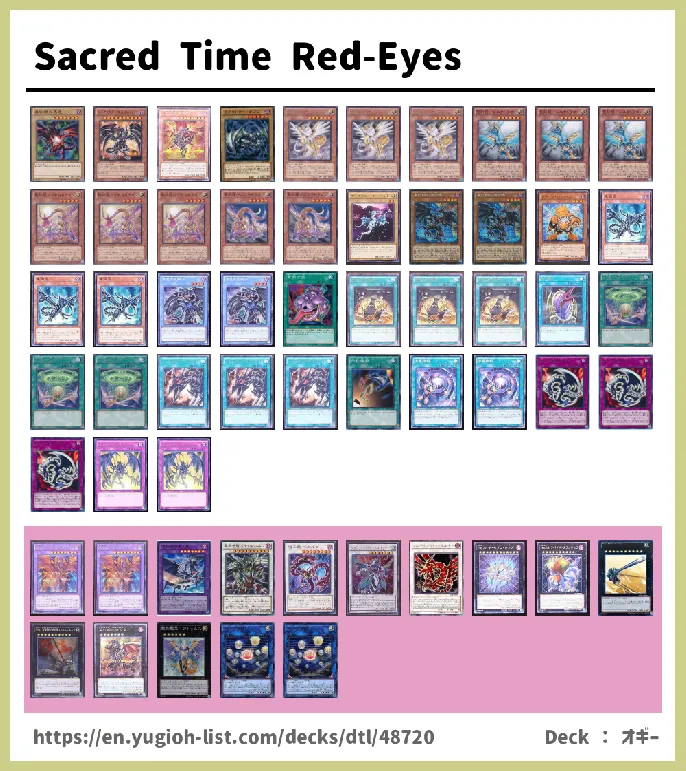 Red-Eyes Deck List Image