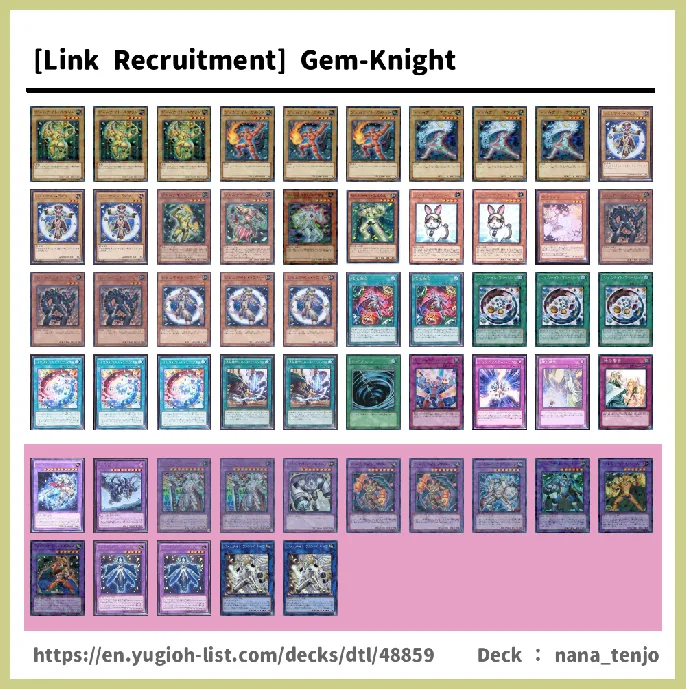 Gem-Knight Deck List Image