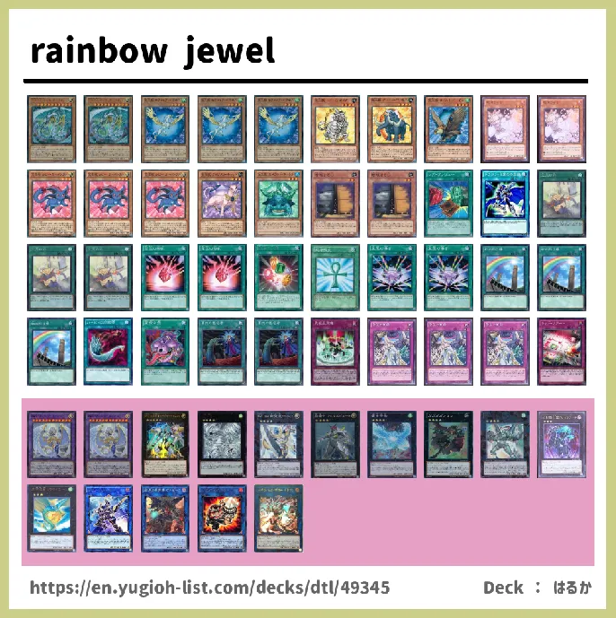 Crystal Beast, Advanced Crystal Beast Deck List Image