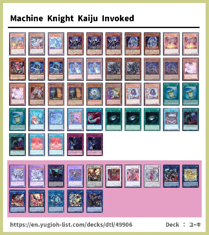 Invoked Deck List Image