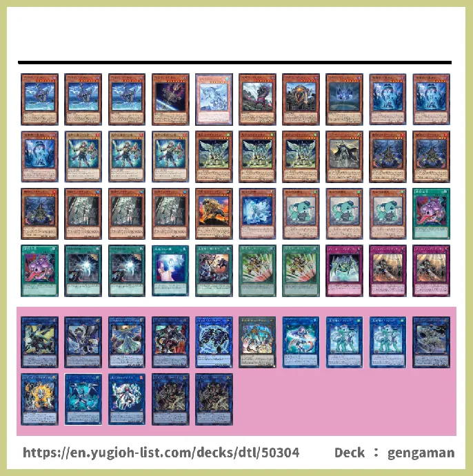 the World Chalice, World Legacy Deck List Image