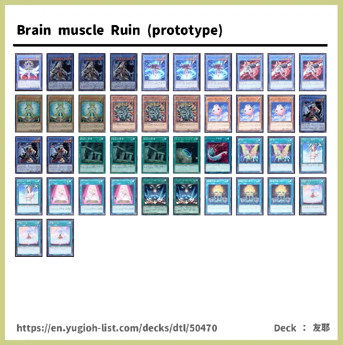 Ritual Monster Deck List Image