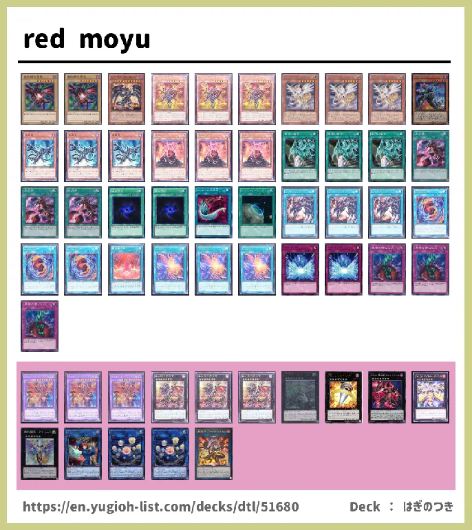 Red-Eyes Deck List Image