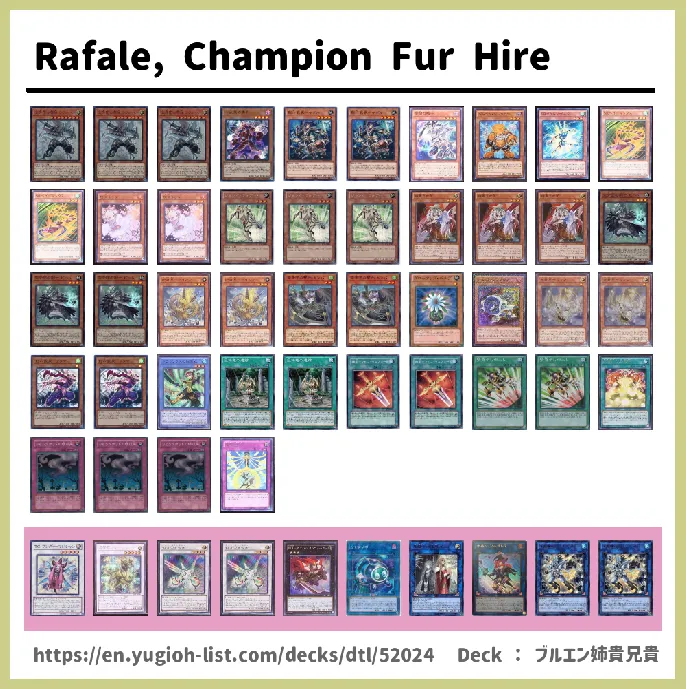 Fur Hire Deck List Image