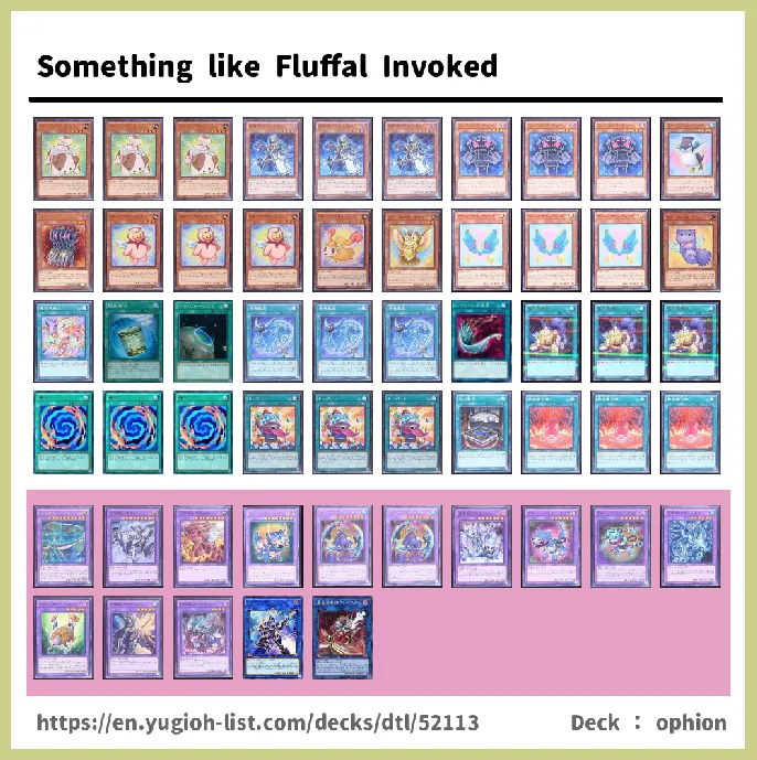 Fluffal, Frightfur, Edge Imp Deck List Image