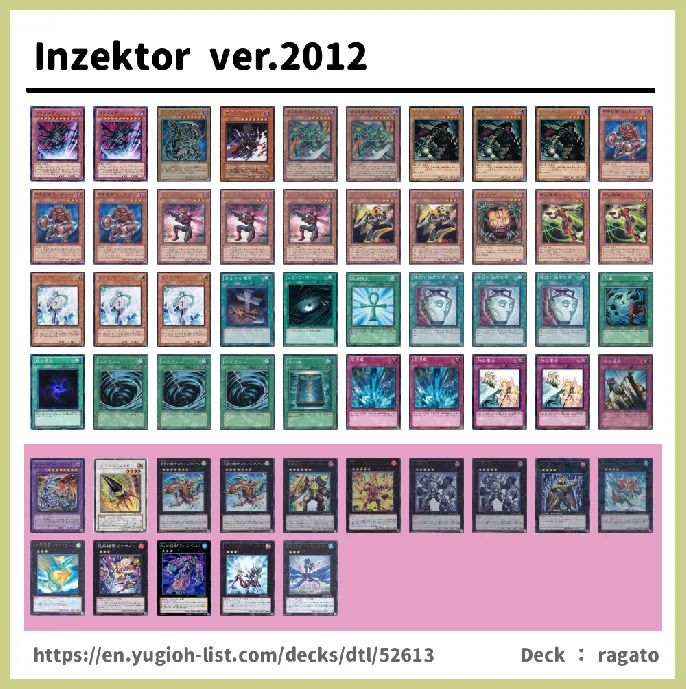 Inzektor Deck List Image