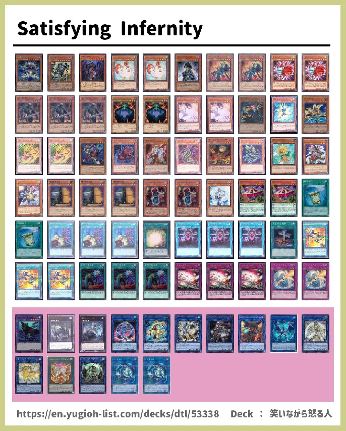 Infernity Deck List Image