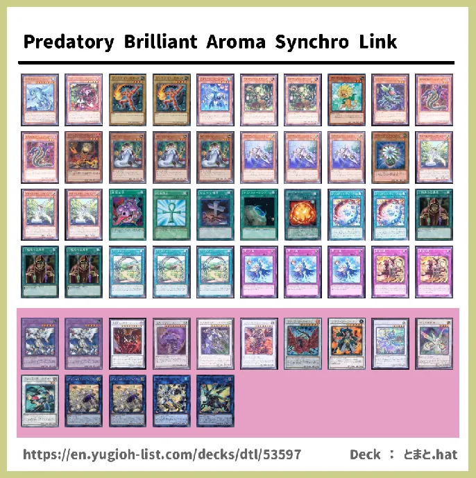 Aroma, Aromage, Aromaseraphy Deck List Image