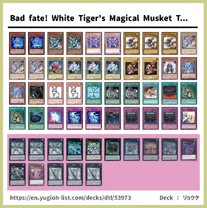 Xyz Monster Deck List Image