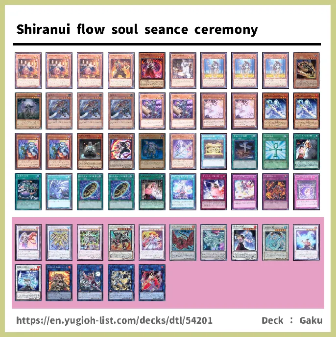 Shiranui Deck List Image