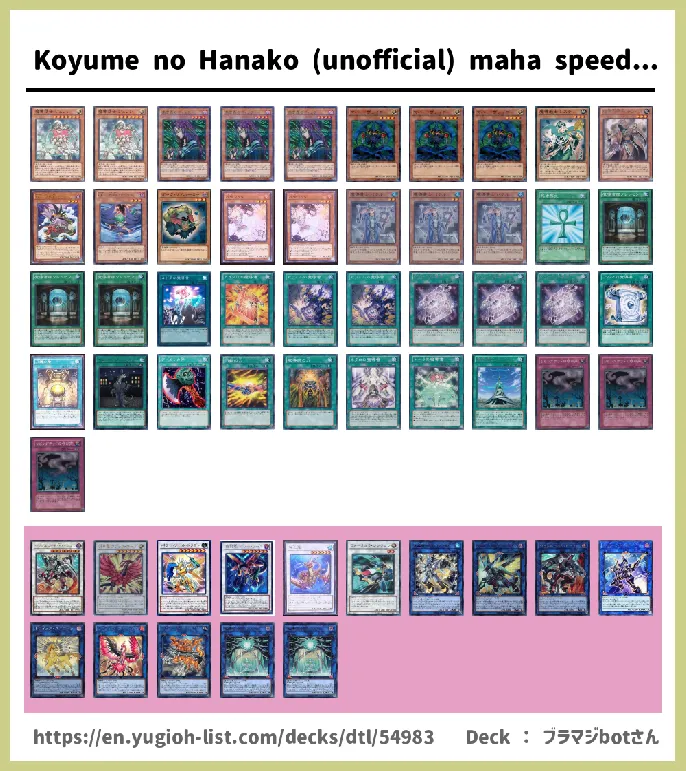 Spellbook Deck List Image