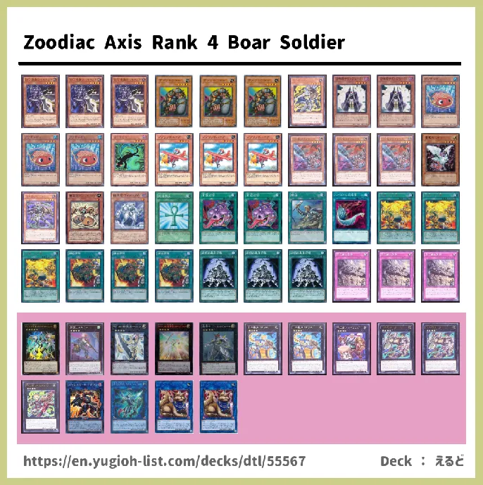 Xyz Monster Deck List Image