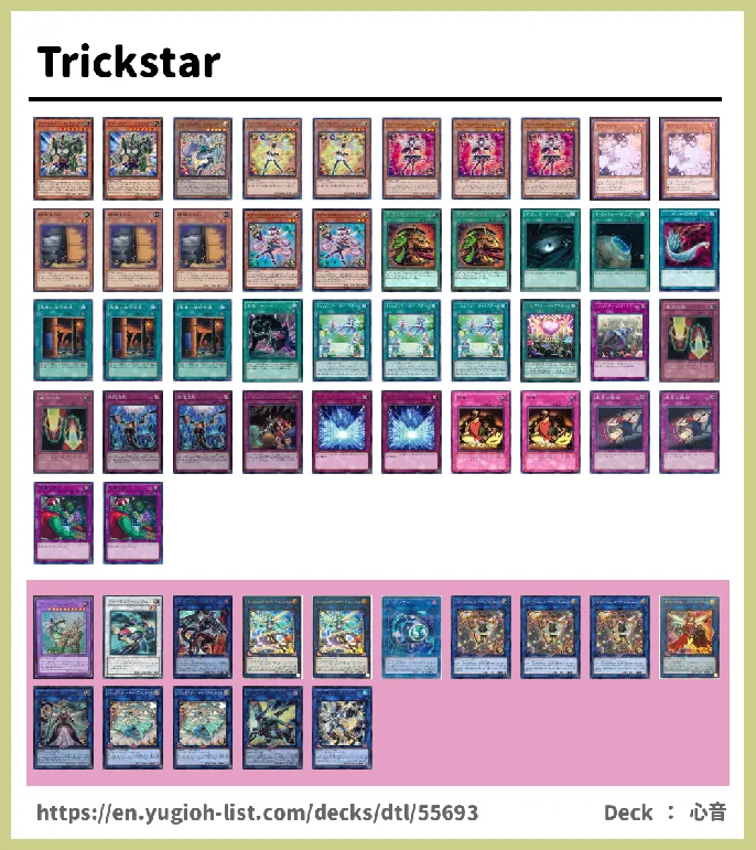 Trickstar Deck List Image