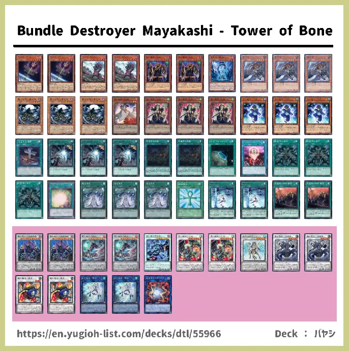 Mayakashi Deck List Image