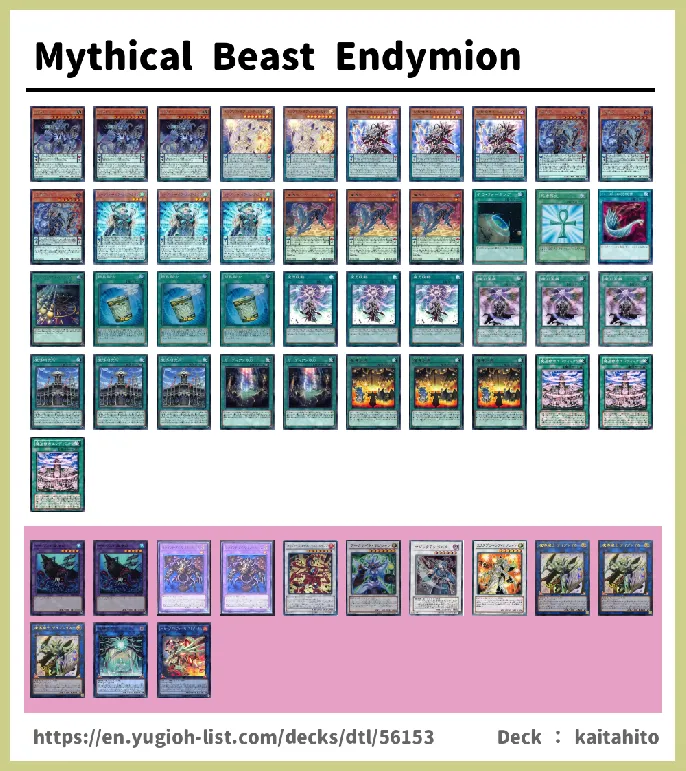 Mythical Beast Deck List Image