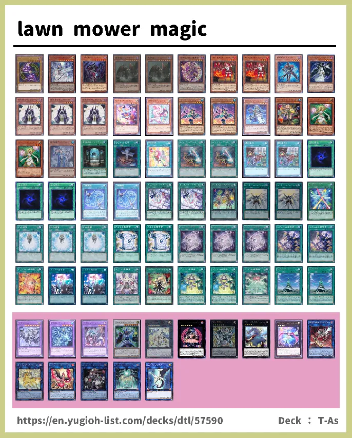 Spellcaster Deck List Image