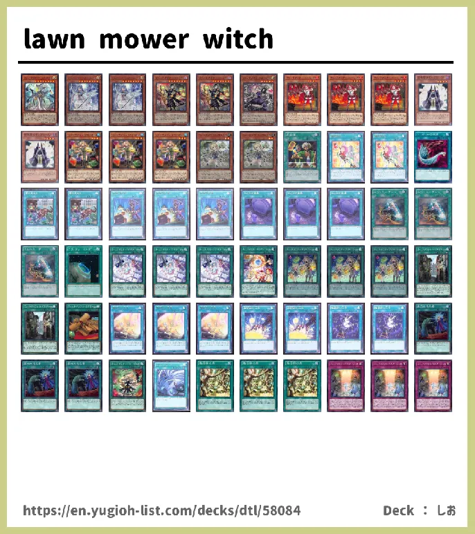 Spellcaster Deck List Image