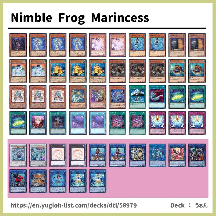 Marincess Deck List Image