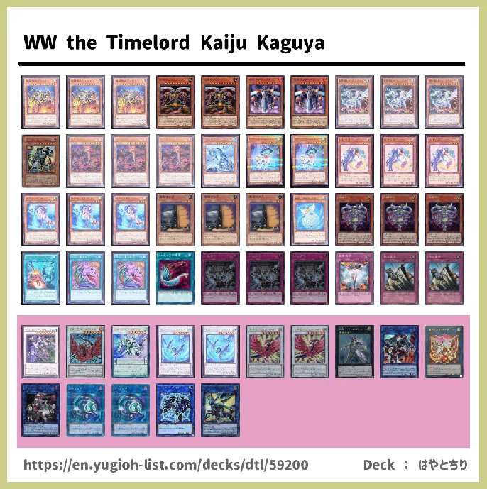 Kaiju Deck List Image