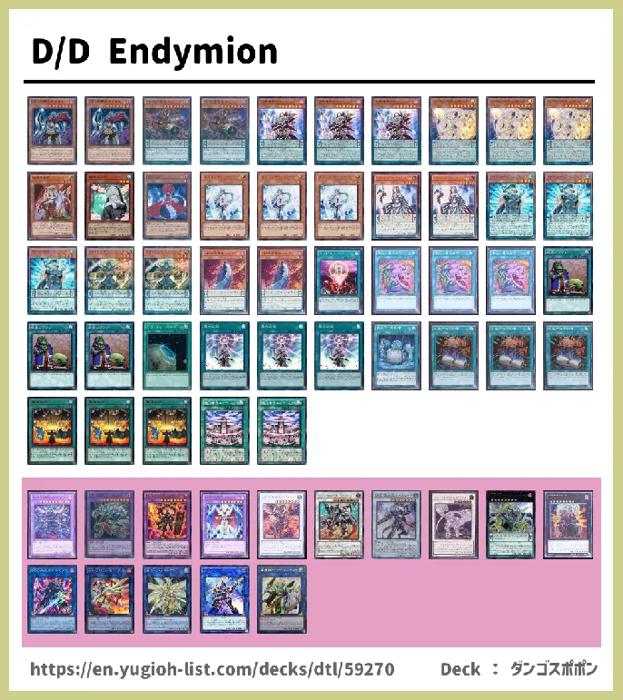 Endymion Deck List Image