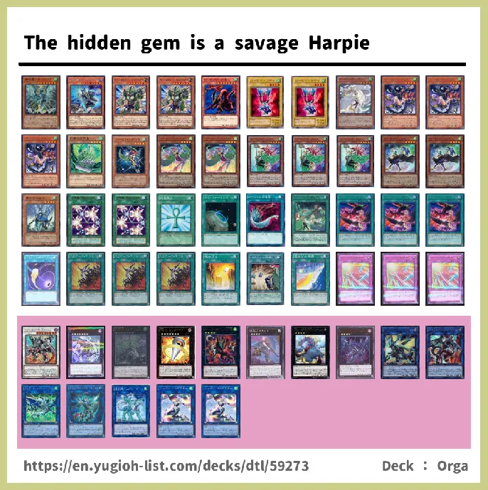 Harpie Deck List Image